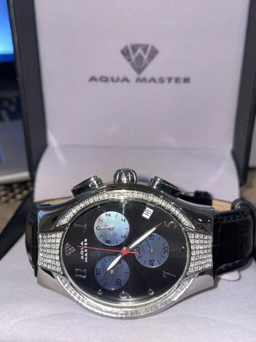 Mens Aqua Master Diamond watch 1.50ct #39-1W - Image 3