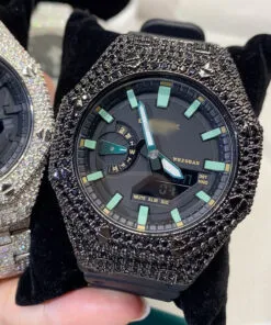 Alternative view of Casio G-Shock GA2100 Moissanite 925 Silver Case & Band Pass Tester