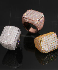Mens VVS Moissanite Legacy Ring