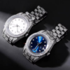 Custom VVS Simulated Diamonds 41mm Mens Stainless Steel Watch