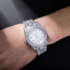 Custom VVS Simulated Diamonds 41mm Mens Stainless Steel Watch
