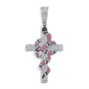 Snake Cross Pendant Iced Out Micro Pave CZ + Chain - Image 4