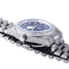 Custom VVS Simulated Diamonds 41mm Mens Stainless Steel Watch