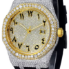 Custom VVS Moissanite Mens 44mm Watch Automatic Movement - Image 2